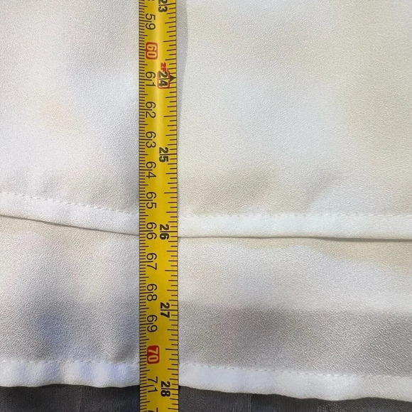 Alessa W Collection Layered V Neck‎ Short Sleeve Blouse Size 14 Business Casual - Picture 10 of 10